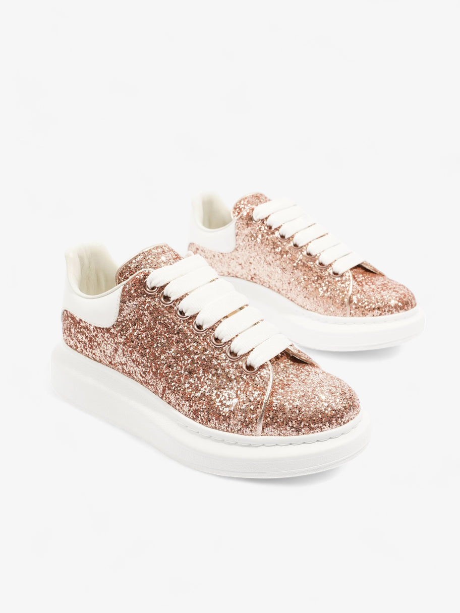 Oversized Sneaker Rose Gold / White Tab Sequin EU 36.5 UK 3.5 Image 2