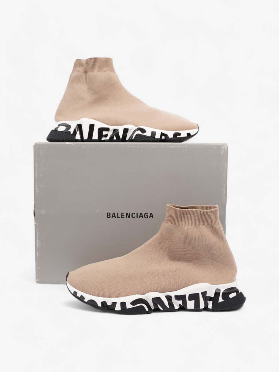 Balenciaga Speed Graffiti Beige Cotton EU 44 UK 10 Image 10