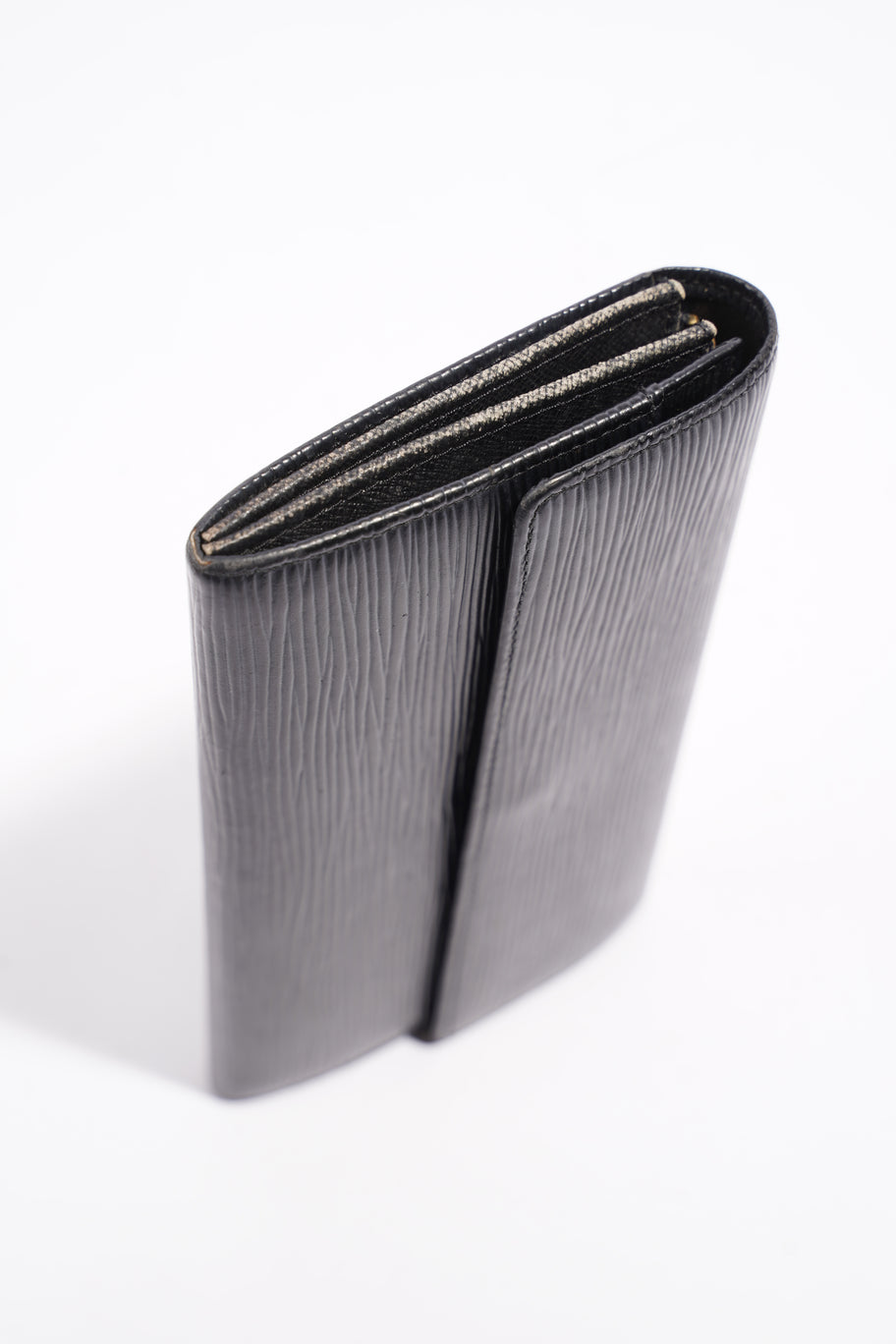 Long Wallet Black Epi Leather Image 7