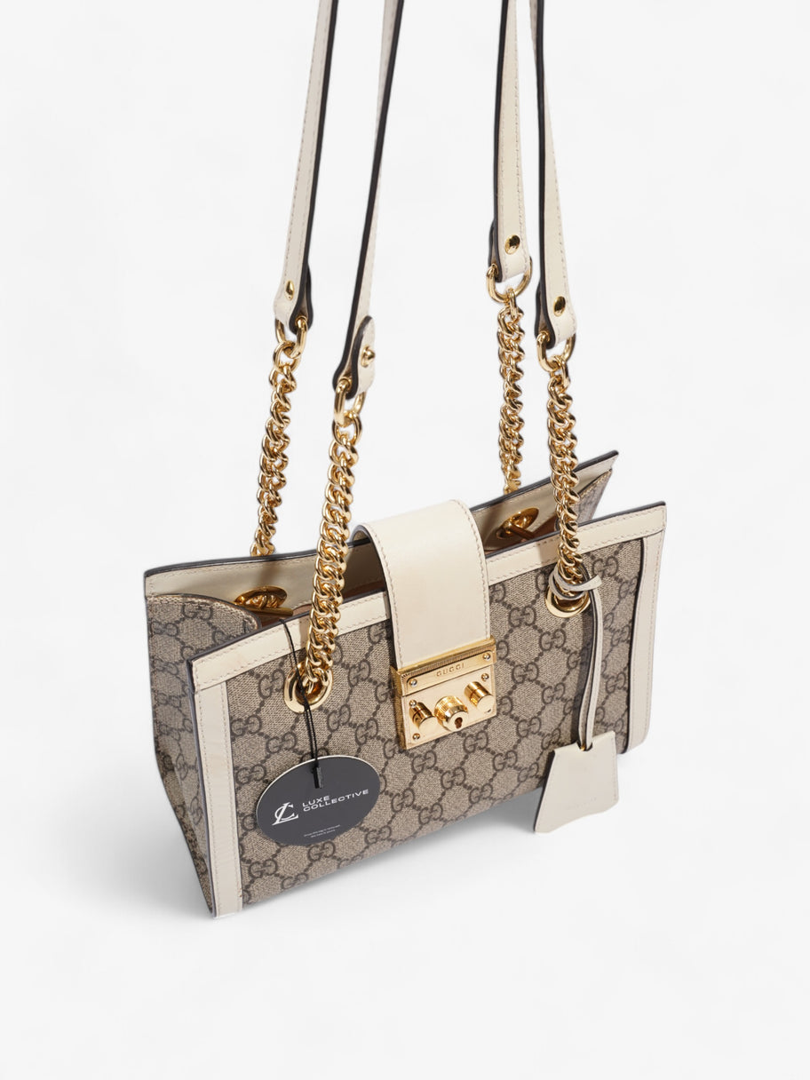 Gucci Padlock GG GG Supreme / White Coated Canvas Small Image 9