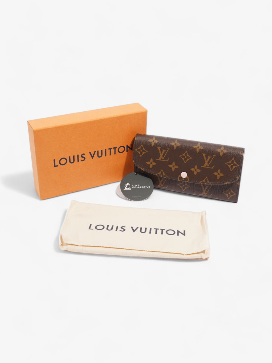 Louis Vuitton Emilie Monogram / Rose Ballerine Coated Canvas Image 9