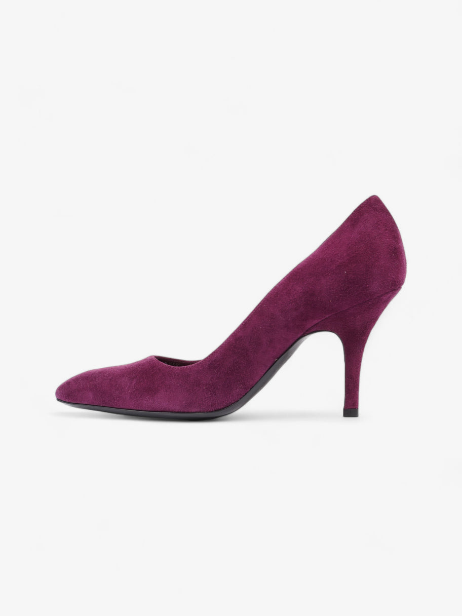 Hermes Suede Heels 80 Purple Suede EU 36 UK 3 Image 3