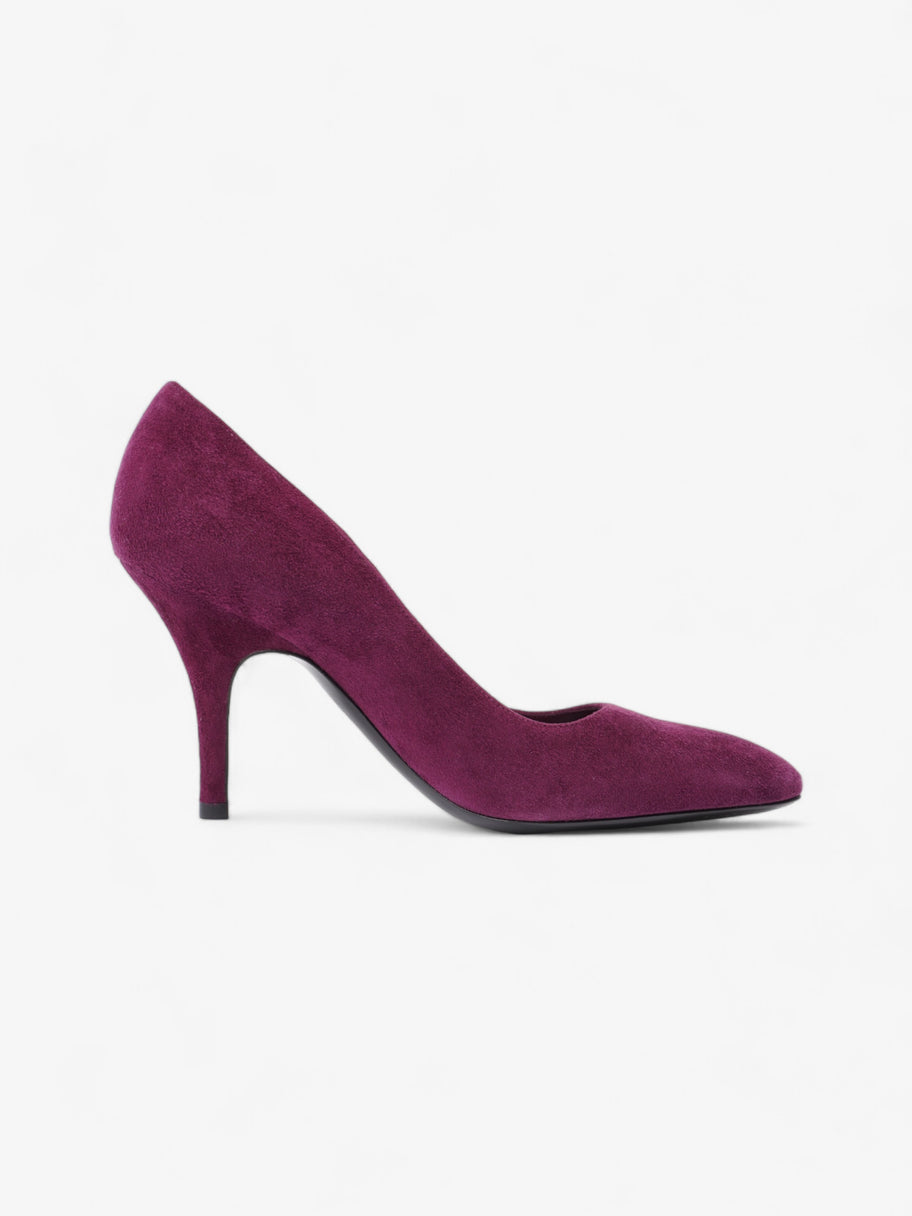 Hermes Suede Heels 80 Purple Suede EU 36 UK 3 Image 4