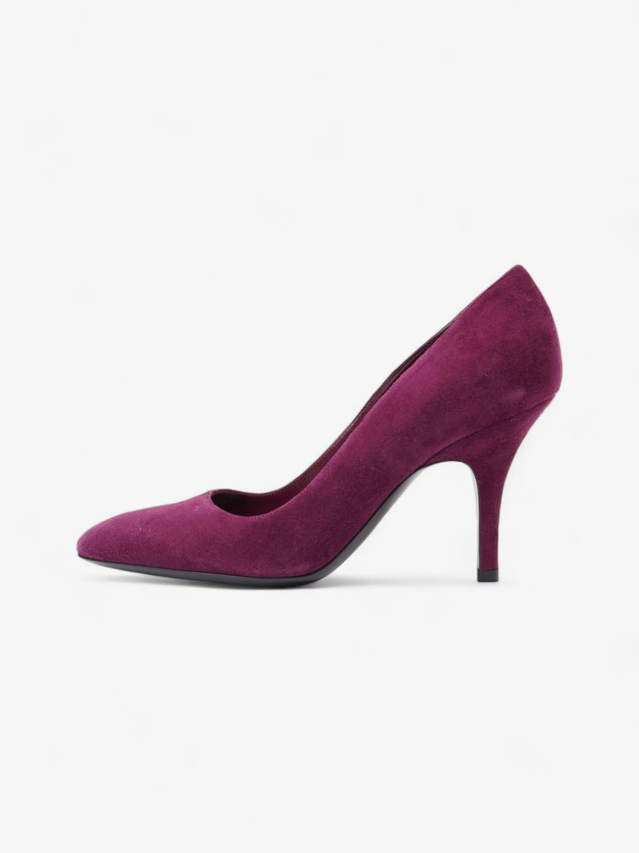 Hermes Suede Heels 80 Purple Suede EU 36 UK 3 Image 5