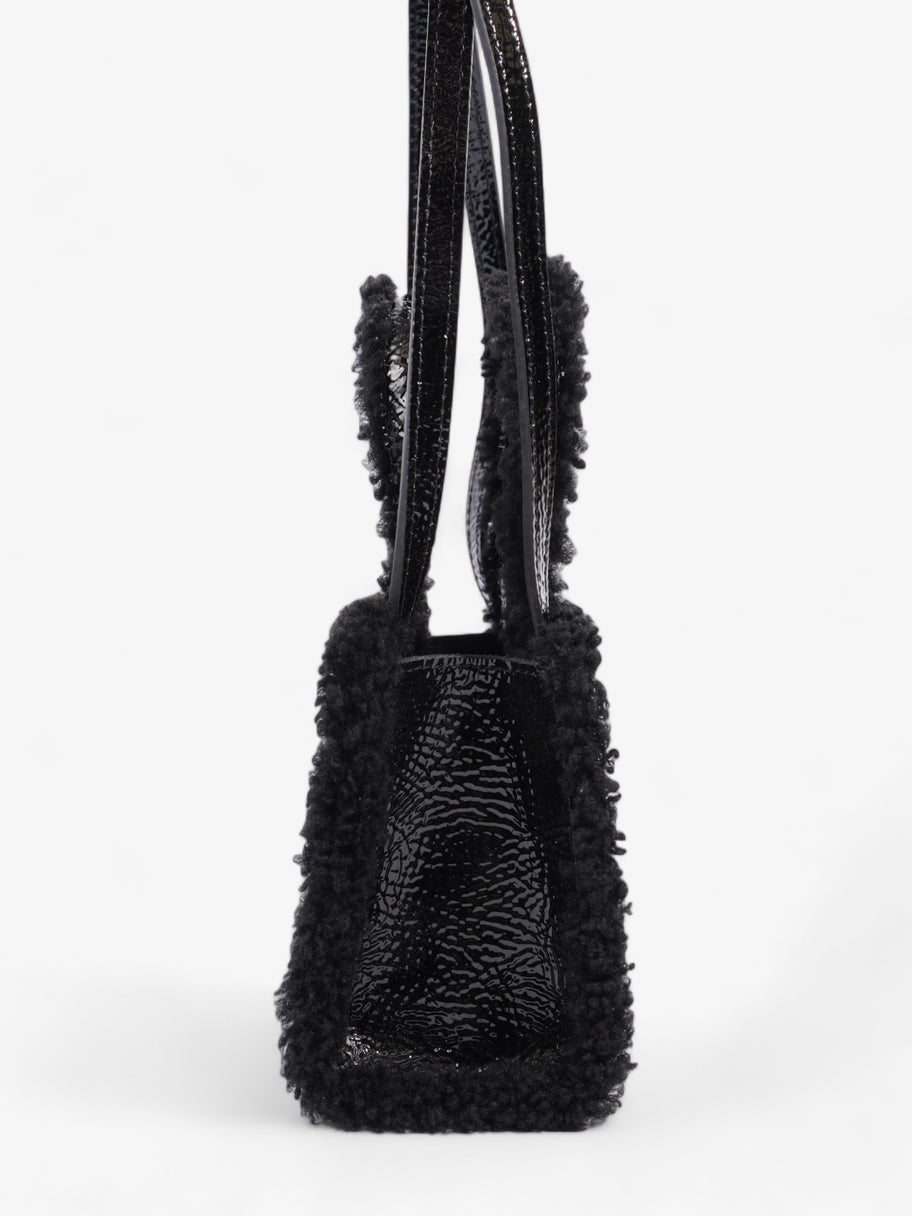 UGG X TELFAR Small Crinkle Black Patent Leather Image 3