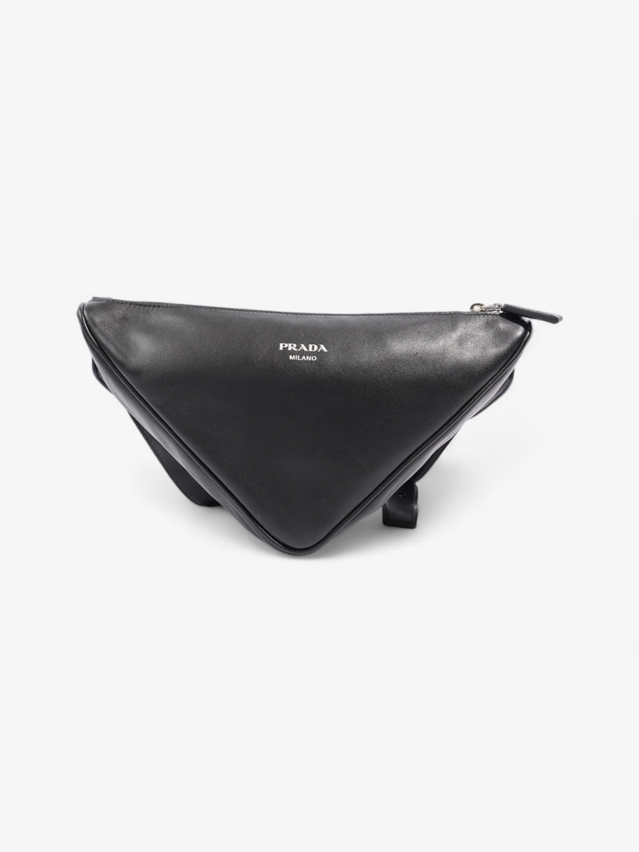 Prada Triangle Bag Black Saffiano Leather Image 4