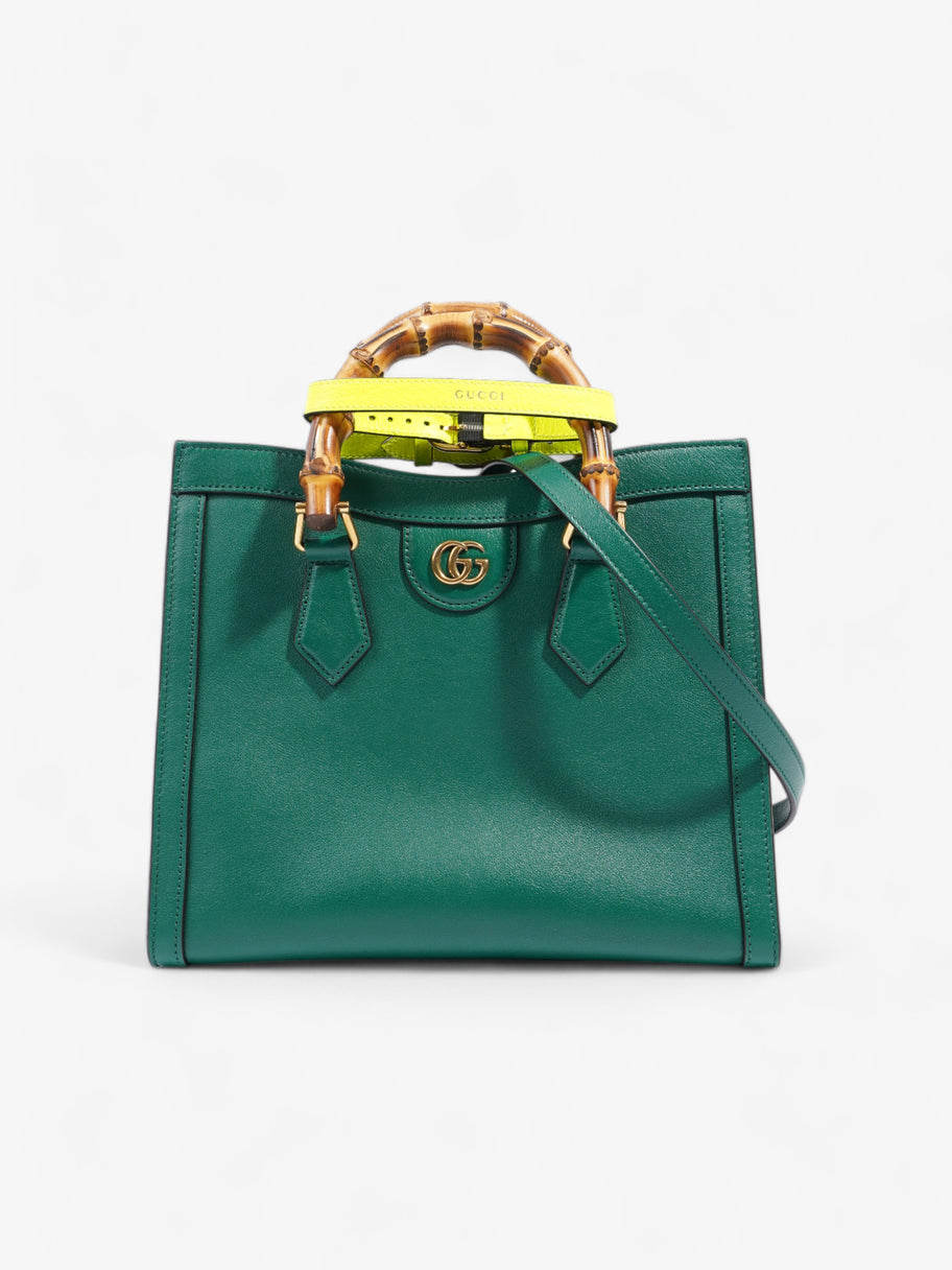 Gucci Diana Tote Green Leather Small Image 1