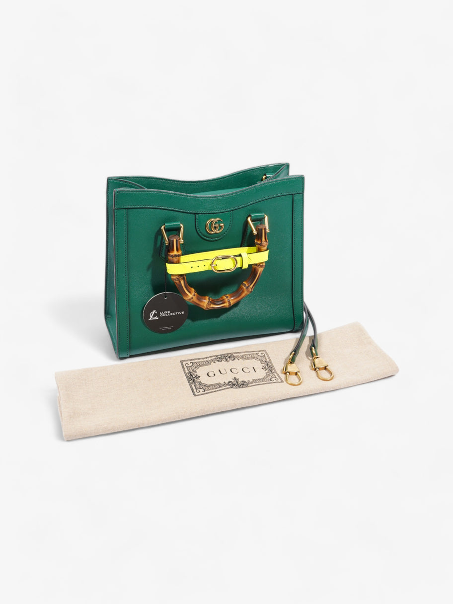 Gucci Diana Tote Green Leather Small Image 8