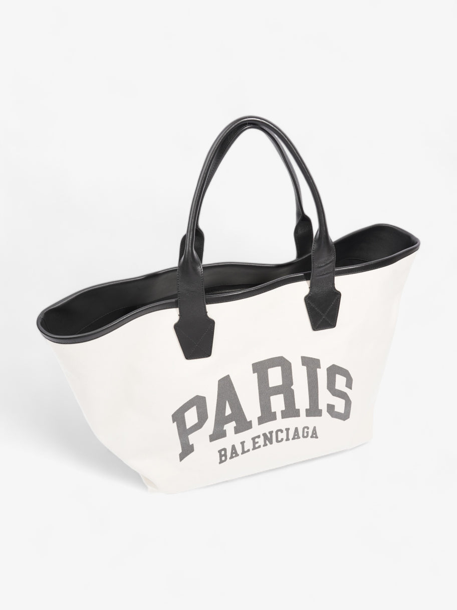 Jumbo PARIS Cream / Black Canvas Image 9