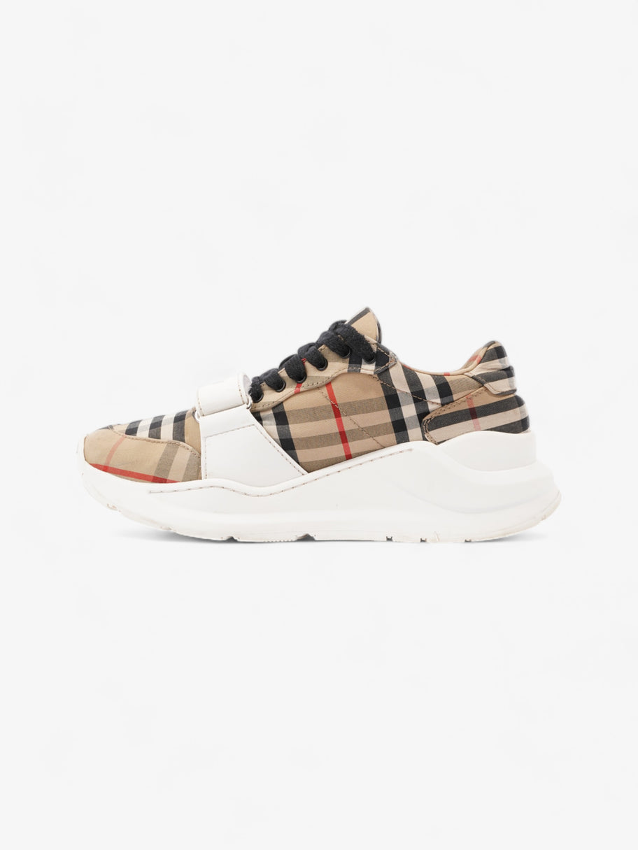 Burberry Regis Sneaker Archive Beige / White Cotton EU 38.5 UK 5.5 Image 3