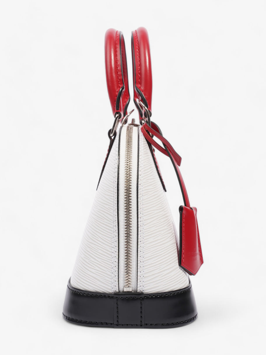 Louis Vuitton Alma BB White / Red / Black Epi Leather Image 5