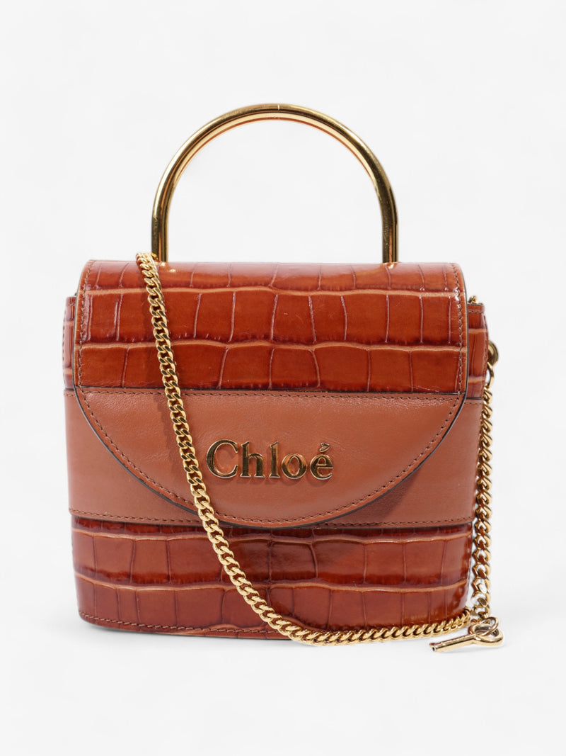  Chloe Aby Lock Bag Red Leather Small