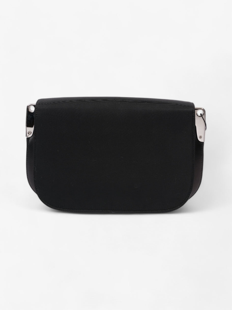 Prada Nylon and Leather Shoulder Bag in Black Black Nylon Image 4