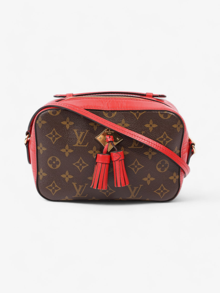 Louis Vuitton Saintonge Monogram / Red Coated Canvas Image 1