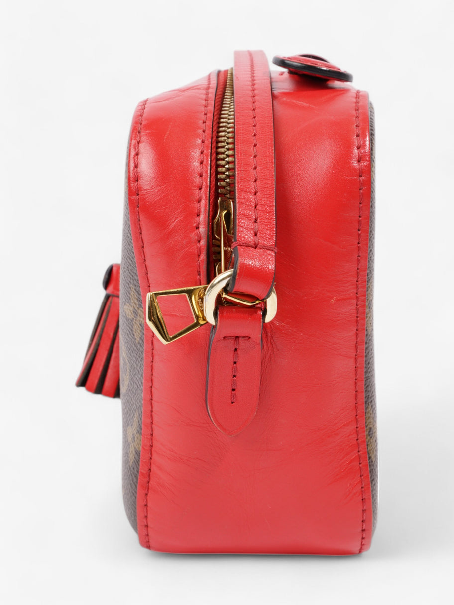 Louis Vuitton Saintonge Monogram / Red Coated Canvas Image 3