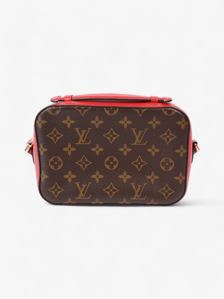 Louis Vuitton Saintonge Monogram / Red Coated Canvas Image 4