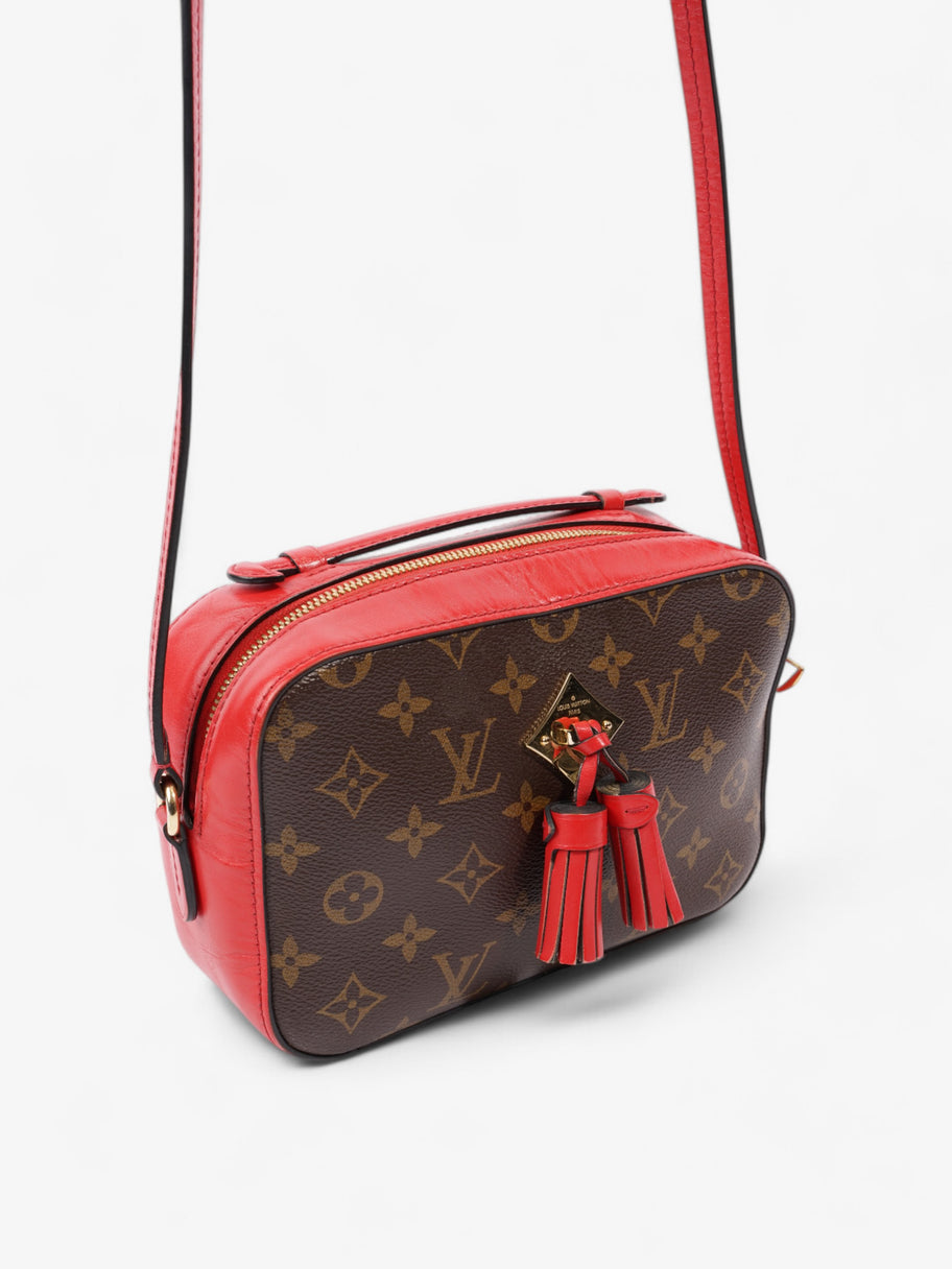 Louis Vuitton Saintonge Monogram / Red Coated Canvas Image 7