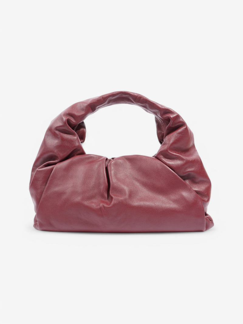  Bottega Veneta Medium Shoulder Pouch Leather Bag in Bordeaux Bordeaux Leather