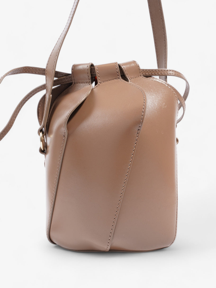 Chloe Mini Tulip Brown  / Orange Leather Image 4