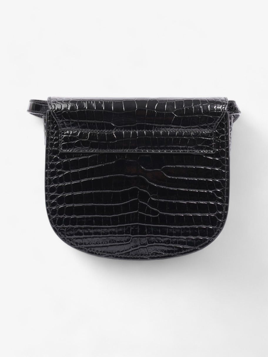 Saint Laurent Kaia Shoulder Bag Black Embossed Leather Small Image 4