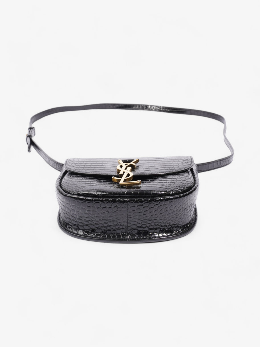 Saint Laurent Kaia Shoulder Bag Black Embossed Leather Small Image 6