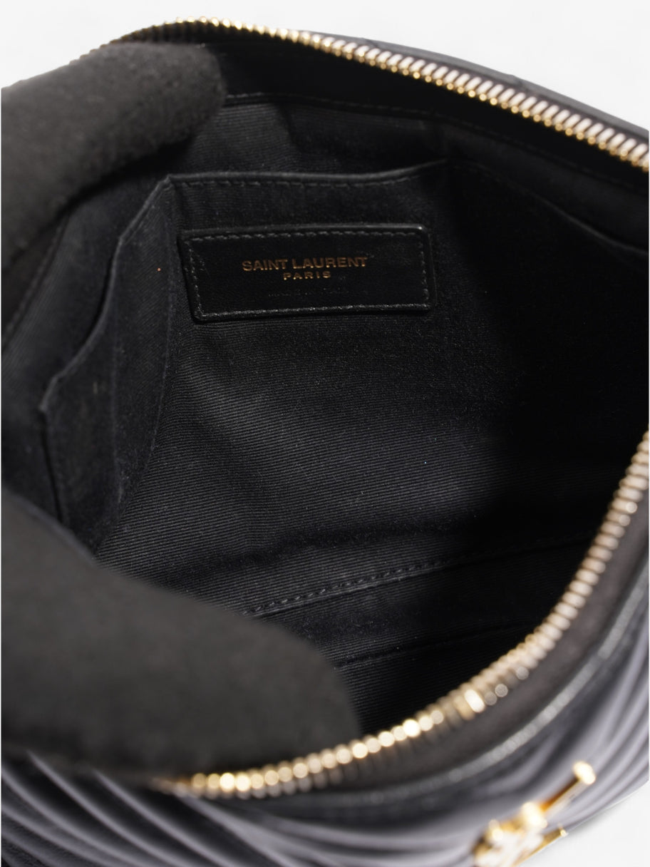 Saint Laurent Monogram Wristlet Black Leather Image 7