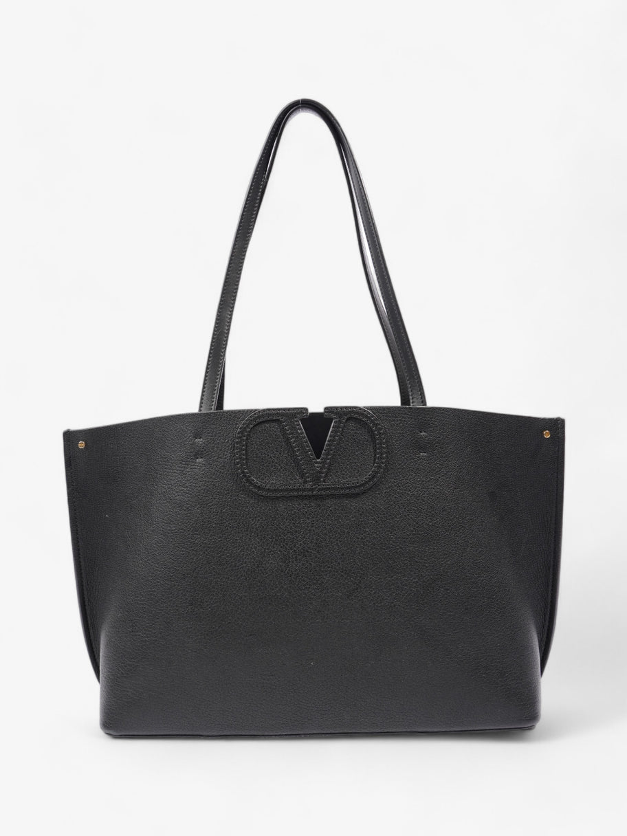 Valentino Fill Me Tote Black Leather Image 1