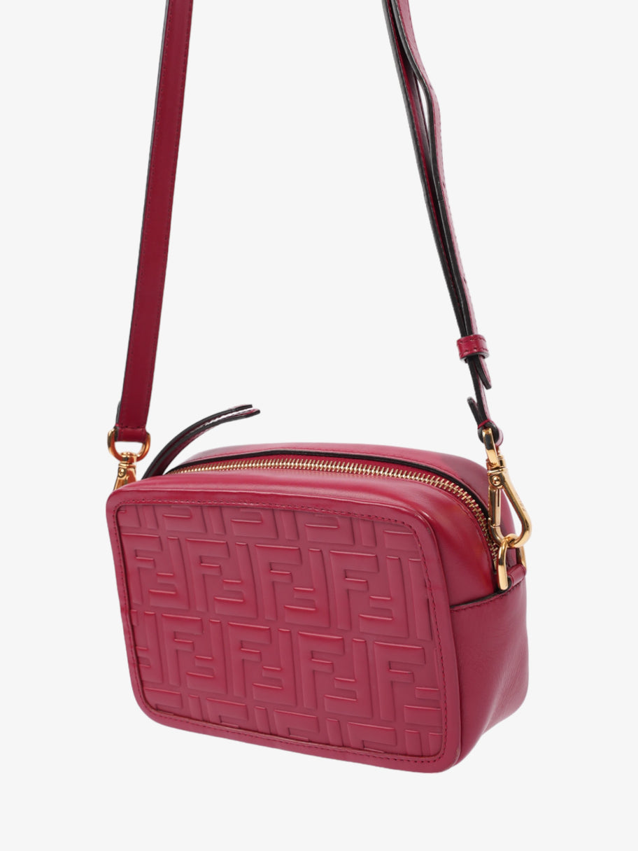 Fendi Camera Bag Red Leather Mini Image 8