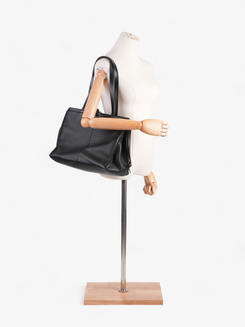  Loewe Cushion Tote Black Leather