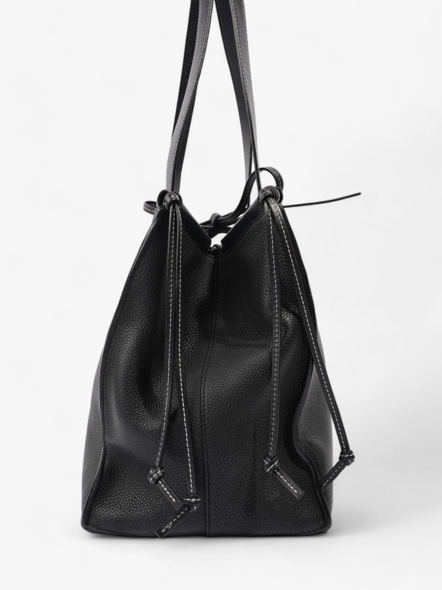 Loewe Cushion Tote Black Leather Image 3