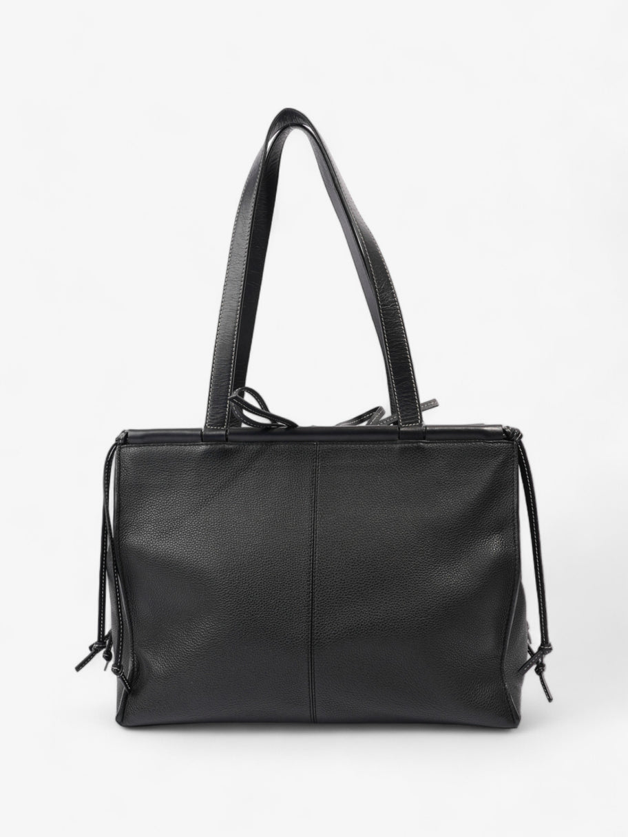 Loewe Cushion Tote Black Leather Image 4