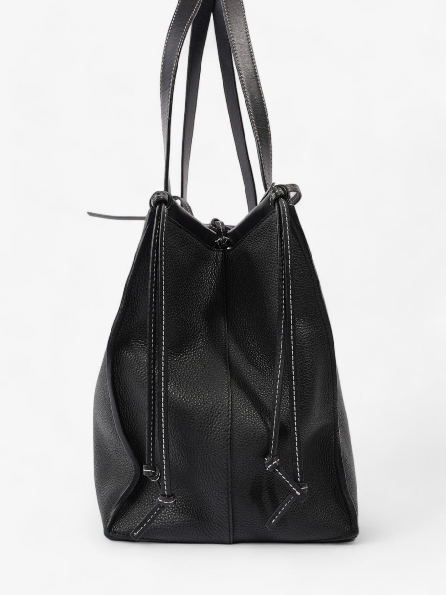 Loewe Cushion Tote Black Leather Image 5