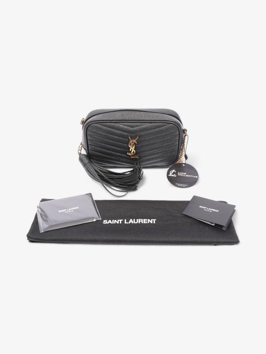 Saint Laurent Lou Crossbody Black Grained Leather Mini Image 11