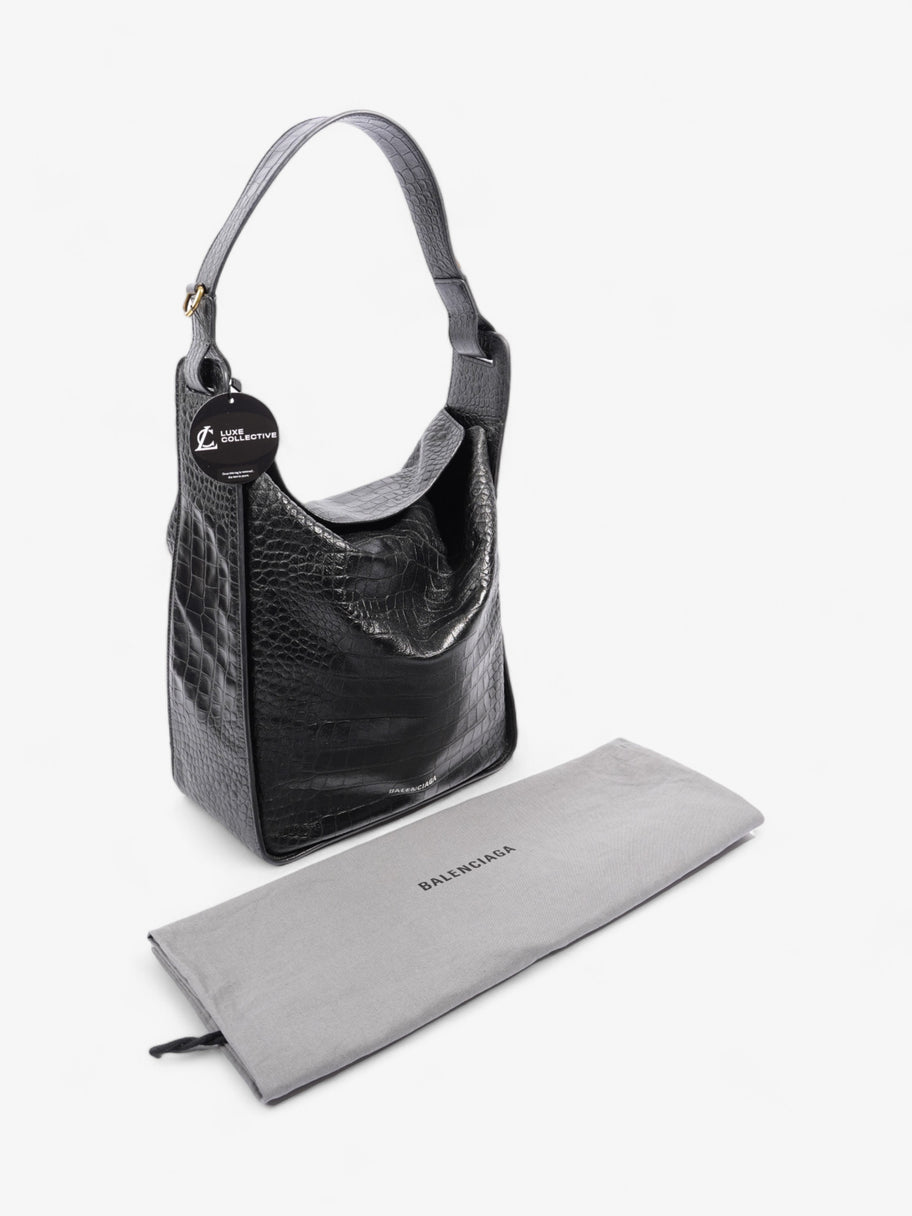 Balenciaga Tool 2.0 North-South Tote Black Leather Image 11