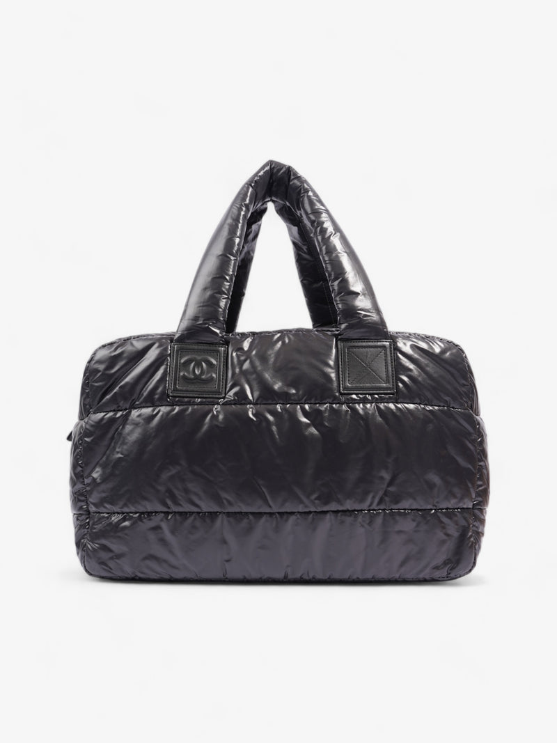  Chanel Cocoon Tote Black Nylon