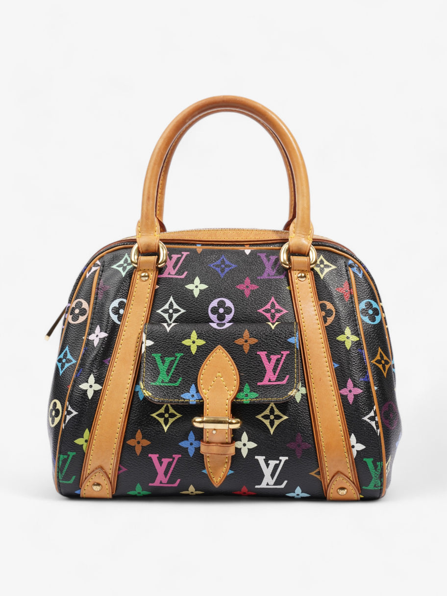 Louis Vuitton x Takashi Murakami Priscilla Black Multicoloured Monogram Coated Canvas Image 1