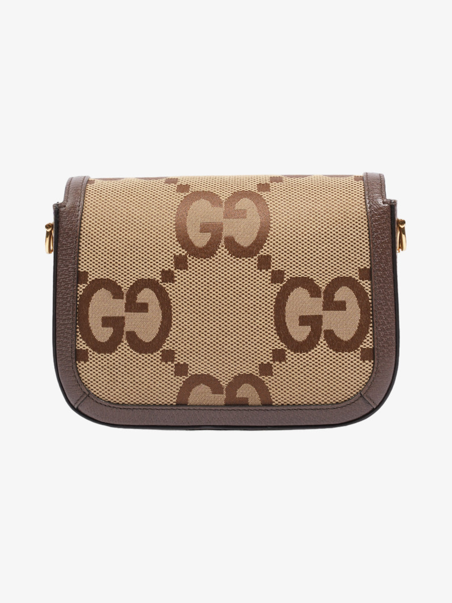 Gucci  Horsebit 1955 Beige And Jumbo Jumbo GG Canvas Mini Image 4