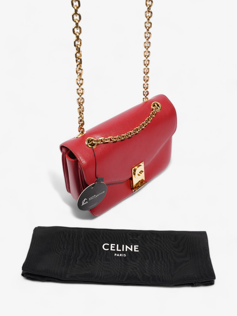 Celine C Bag Red Leather Medium Image 11