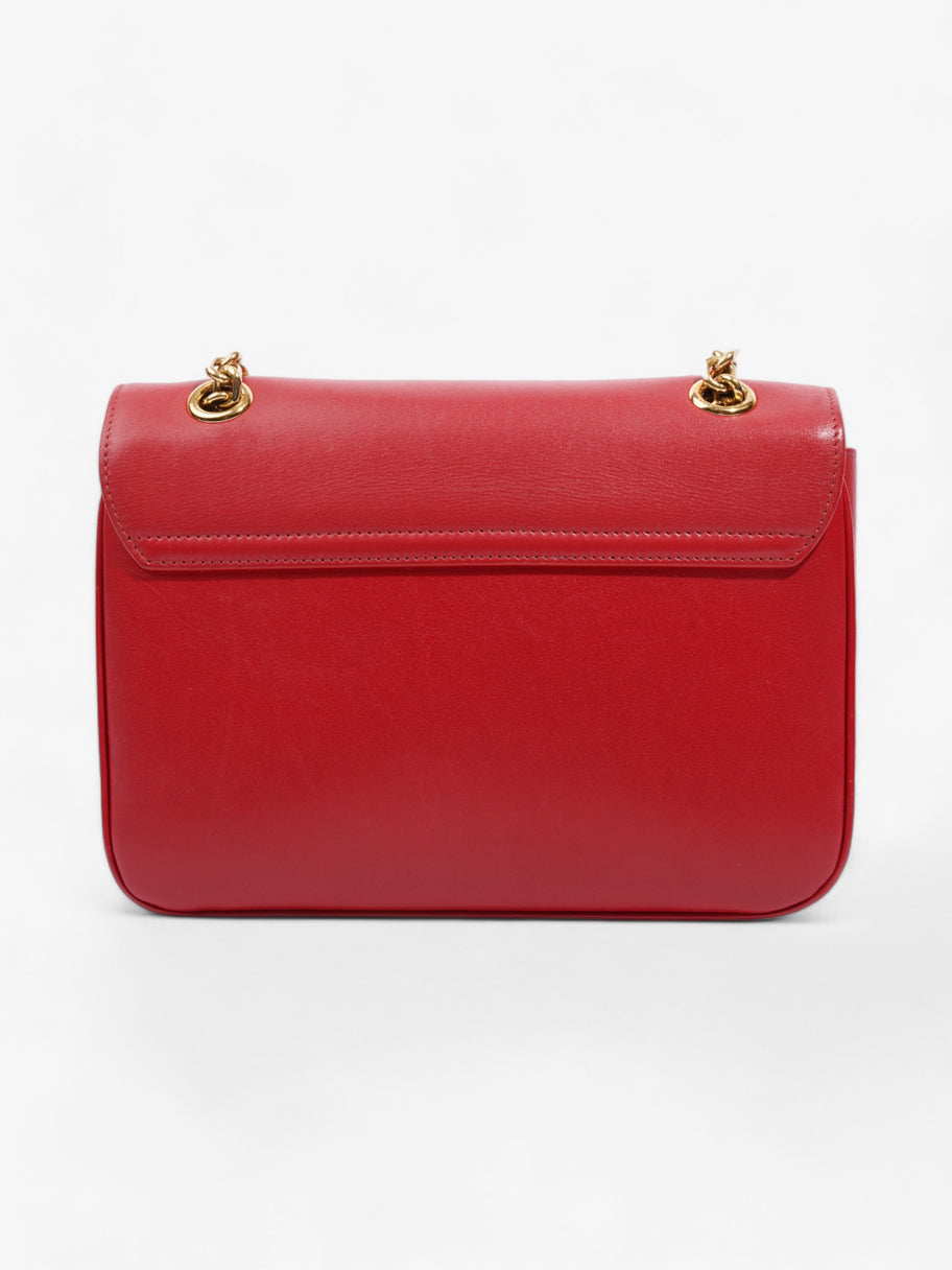 Celine C Bag Red Leather Medium Image 4