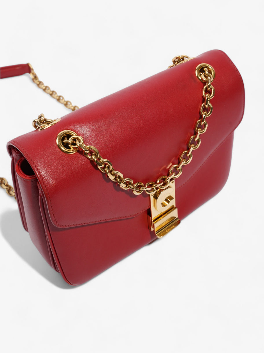 Celine C Bag Red Leather Medium Image 7