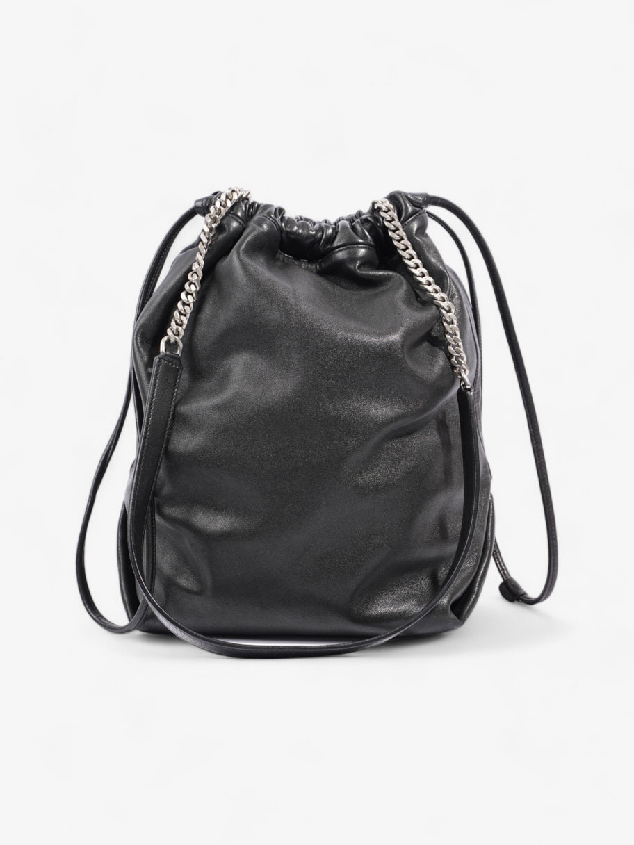 Saint Laurent Sac Pouch Black Leather Image 4