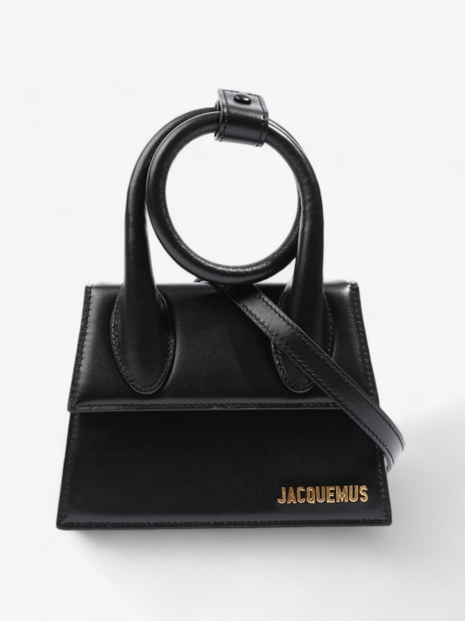 Jacquemus Le Chiquito Noeud Black Leather Image 1