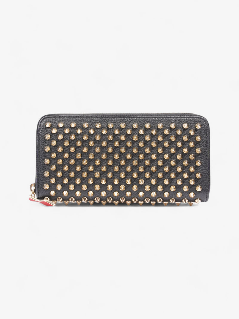  Christian Louboutin Panettone Wallet Black / Gold Leather