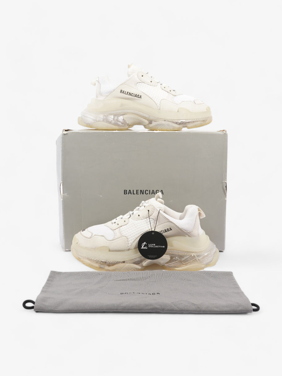 Triple S Clear Sole White Mesh EU 40 UK 7 Image 10