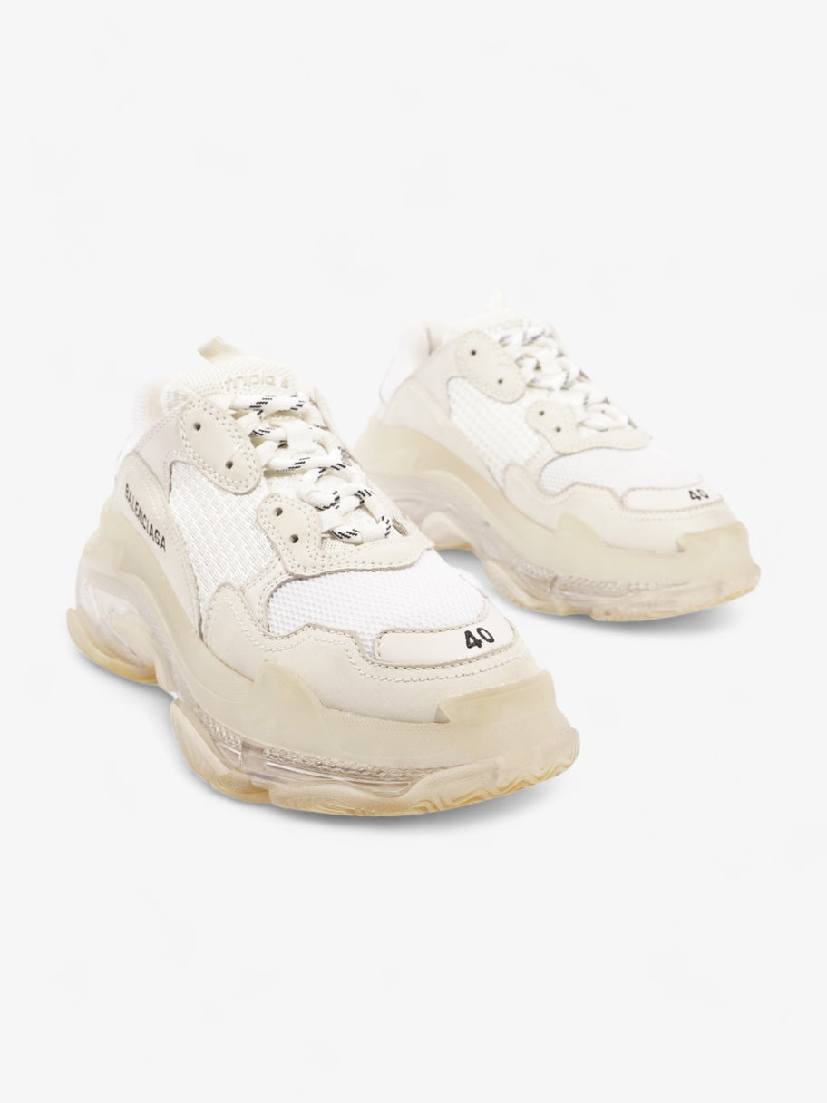 Triple S Clear Sole White Mesh EU 40 UK 7 Image 2