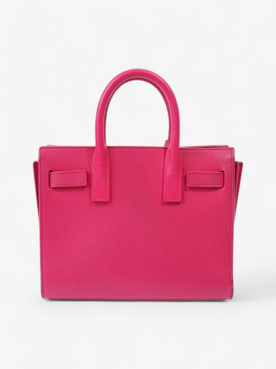 Saint Laurent Sac De Jour Lipstick Fuschia Calfskin Leather Nano Image 4