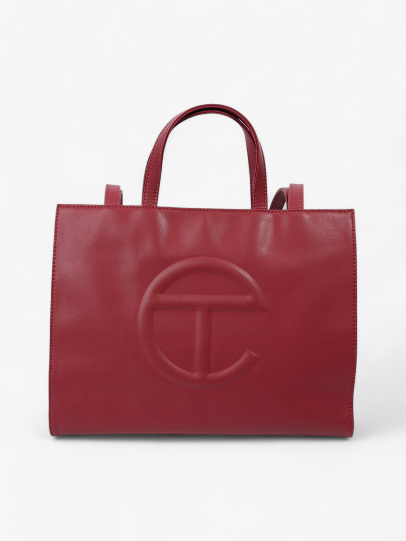  Telfar Shopping Bag Oxblood Polyurethane Medium