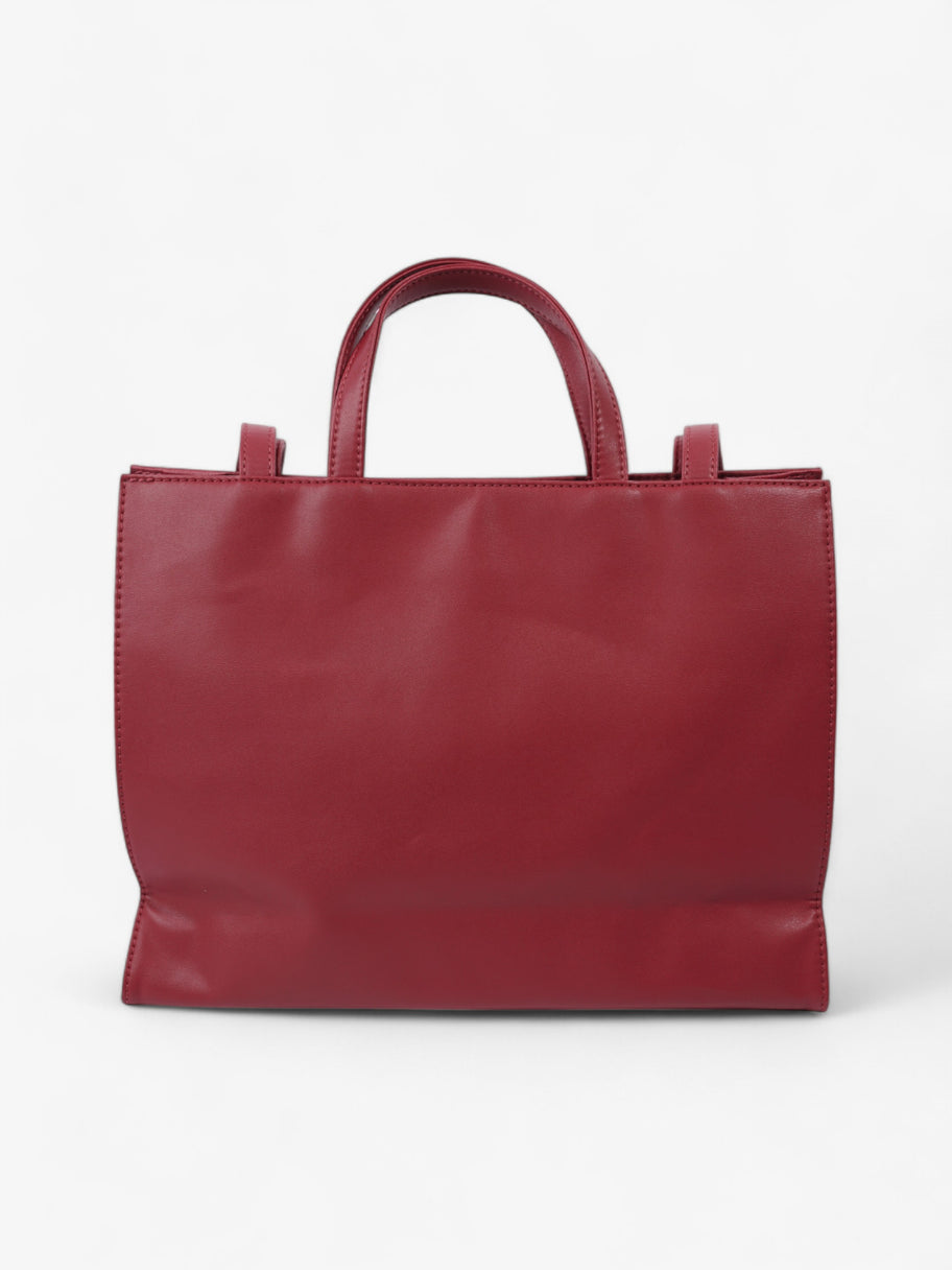 Telfar Shopping Bag Oxblood Polyurethane Medium Image 4