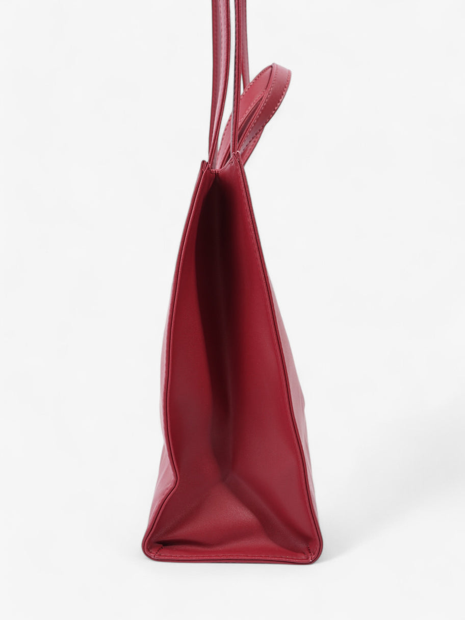 Telfar Shopping Bag Oxblood Polyurethane Medium Image 5