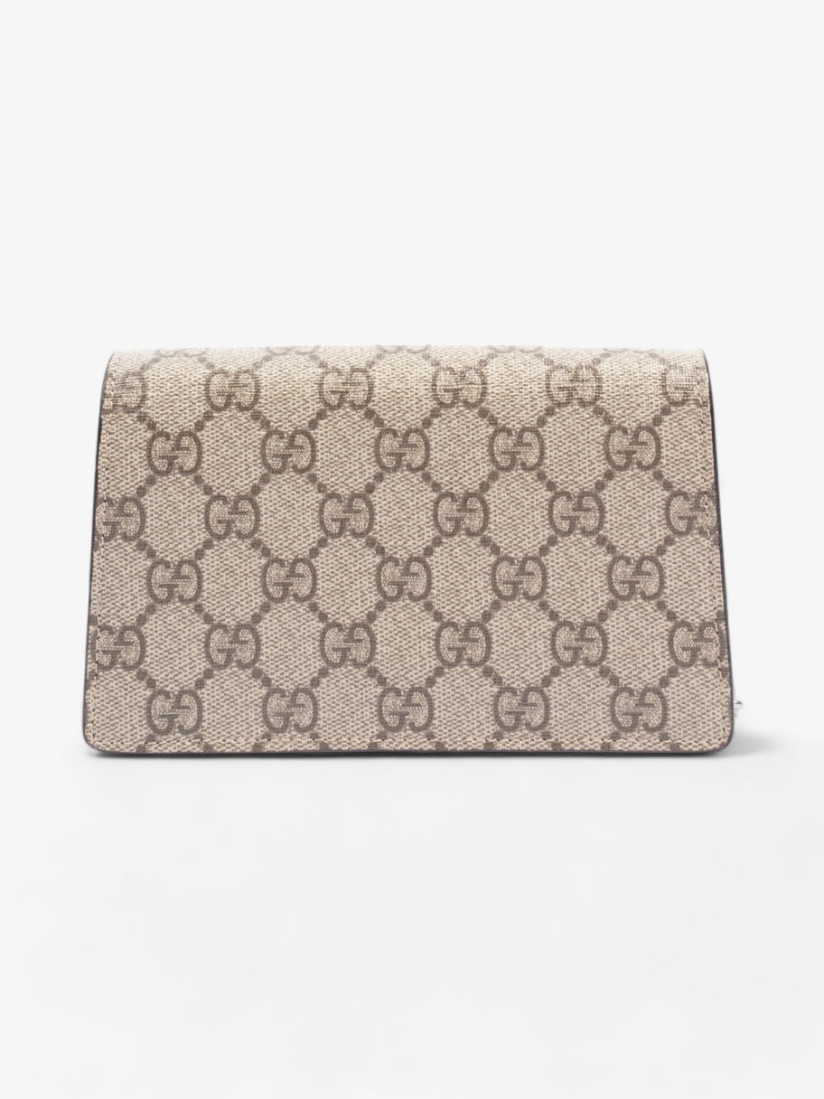 Gucci Super Mini Dionysus Beige And Ebony GG Supreme Coated Canvas Image 4